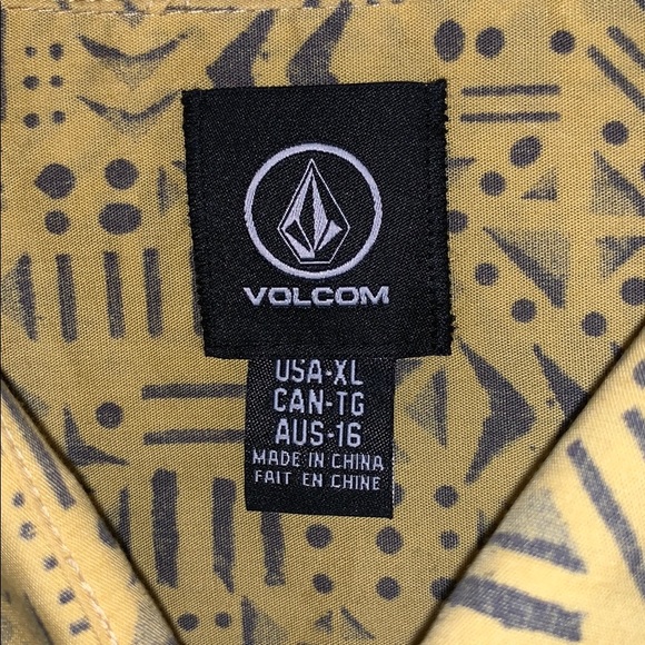 Volcom Boys Big XL Button Down Shirt - Picture 4 of 5